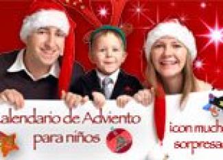 Calendario de adviento digital para niños de manualidades