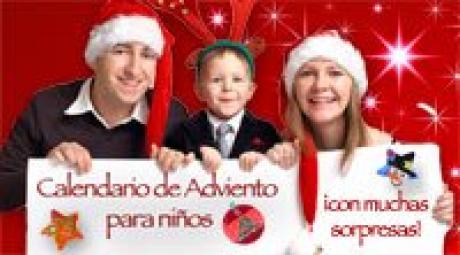 Calendario de adviento digital para niños de manualidades