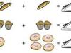 Sumo en la panadería. Operaciones matemáticas para niños