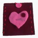 Felt cover for MP3 or mobile phone
