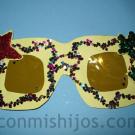 Gafas de estrella. Manualidad de Carnaval para niños