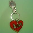 Heart keyring