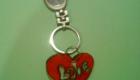 Heart keyring