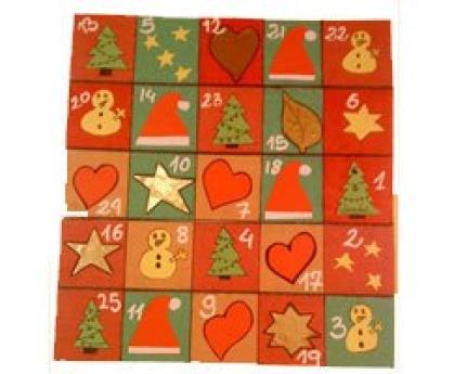 Calendario de Navidad. Manualidades para niños