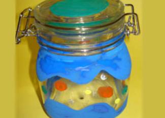 Decorated jar