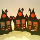 Casa de Halloween. Manualidades para niños