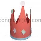 Corona de reyes. Manualidad de Carnaval para hacer con niños