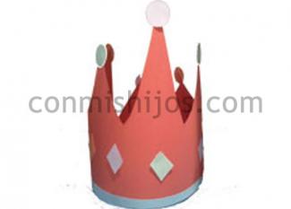 Corona de reyes. Manualidad de Carnaval para hacer con niños
