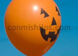 Calabaza globo. Manualidades de Halloween para niños