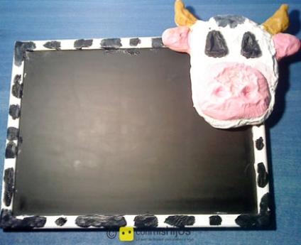 Cow blackboard