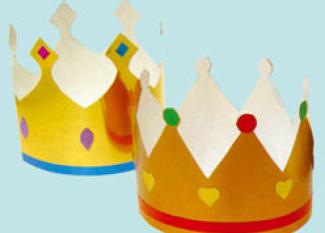 Coronas de reyes, manualidad para la fiesta de los niños