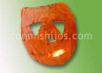 Calabaza de Halloween. Manualidades para niños