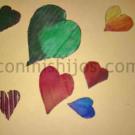 Corazones decorativos. Manualidades de San Valentín para niños