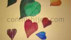 Corazones decorativos. Manualidades de San Valentín para niños