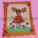 Caricatura de niños. Manualidades de cartulina para niños