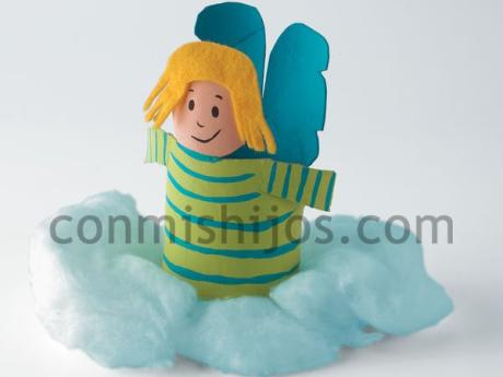 Angelito. Manualidades de Navidad para niños