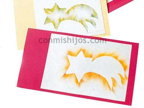 Tarjetas navideñas. Manualidades caseras para los nilños
