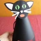 Sombrero de gato negro