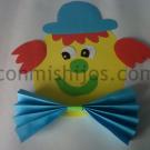 Payaso decorativo. Adorno de Carnaval para niños