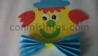 Payaso decorativo. Adorno de Carnaval para niños