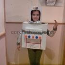 Disfraz de robot, manualidad de carnaval para niños
