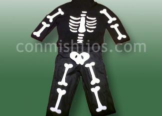 Disfraz de esqueleto. Manualidades para Halloween