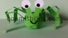 Cangrejo verde. Manualidad de Carnaval para niños