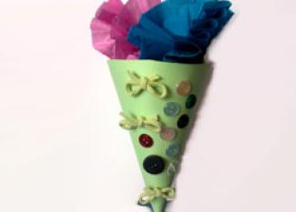 Cono de flores