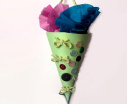 Cono de flores