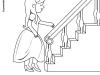 Princesa subiendo la escalera