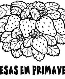 Fresas en primavera