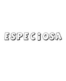 ESPECIOSA