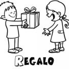 Dibujos infantiles de regalos para niños. Dibujos de cumpleaños