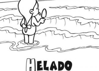 Niña con helado