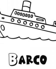 Dibujos de un crucero para colorear. Dibujos de barcos para niños