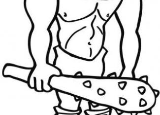 Dibujo de un troll para imprimir y colorear