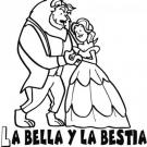 La Bella y la Bestia. Dibujo animado para niños