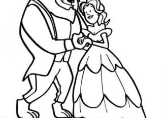 La Bella y la Bestia. Dibujo animado para niños