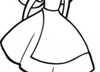 Dibujo para colorear de Alicia en el país de las maravillas