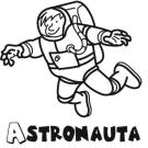 Dibujos de astronauta para colorear con niños