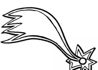 Dibujo de la estrella de Oriente para colorear. Dibujos de Navidad