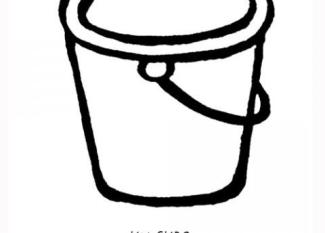 Dibujos infantiles de un cubo para colorear con los niños