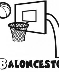 Dibujos para imprimir y colorear de baloncesto