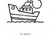 Dibujos gratis de un barco con chimenea para colorear