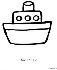 Dibujos de barcos para colorear. Imágenes de barcos para niños