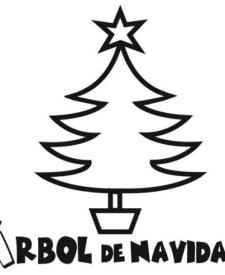 Dibujos de árbol de Navidad gratis para colorear