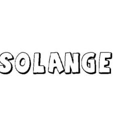 SOLANGE 