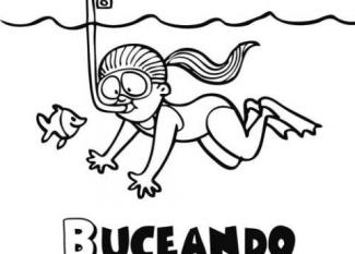 NIña buceando