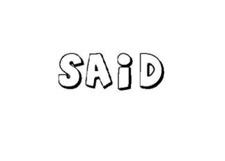 SAID