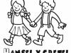 Dibujos de cuentos infantiles para colorear: Hansel y Gretel
